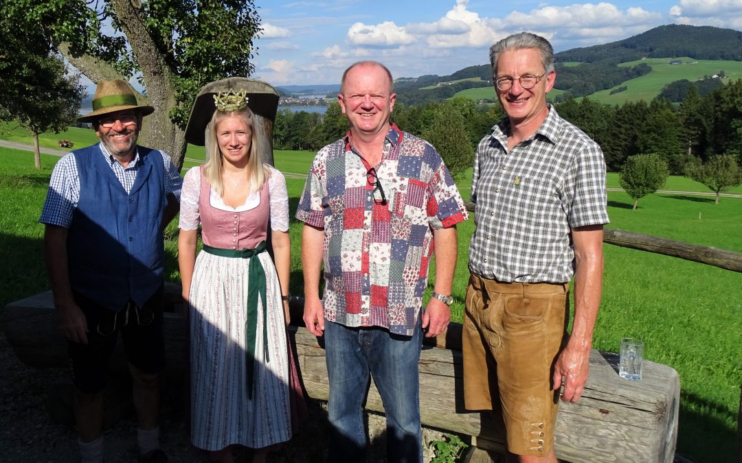 Edi Jäger und Königin Leonie im Brechlbad